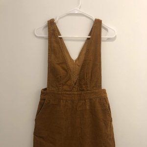 FRANK AND OAK CORDUROY OVERALL DRESS